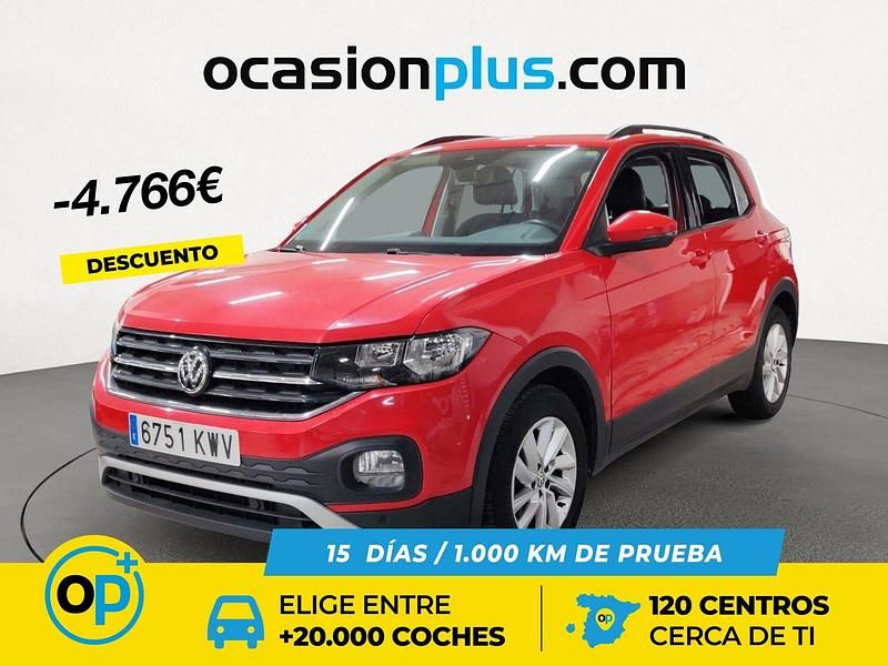 Rojo Usado 2019 VW T-Cross Advance SUV | 15.450 € (Precio justo) - Imagen 1/4