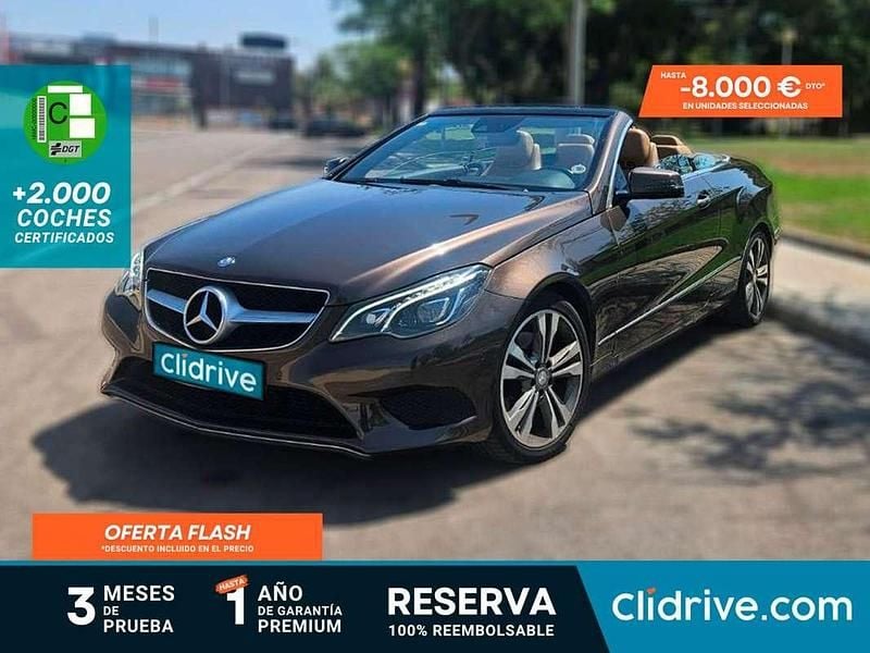 Marrón Usado 2014 Mercedes E350 Descapotable | 19.390 € (Super precio) - Imagen 1/3