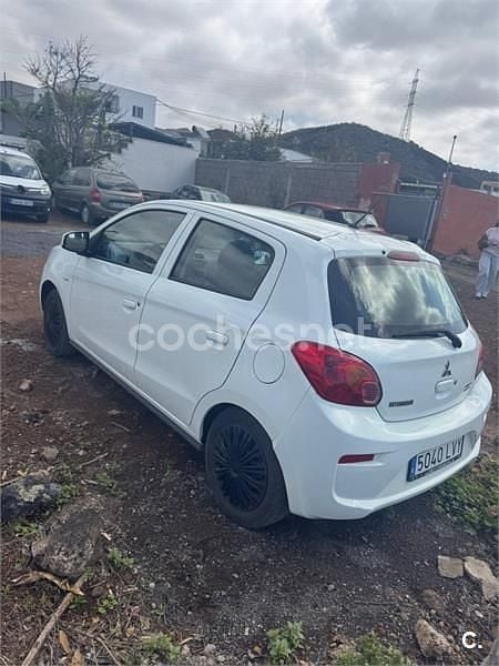 Usado Mitsubishi Space Star Motion 80 CV (58 kW) 2019 Blanco Utilitario