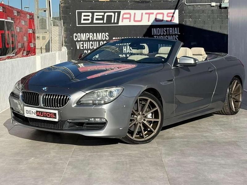 Usado BMW 640 Cabriolet 313 HP (230 kW) 2012 Cinzento Cabrios