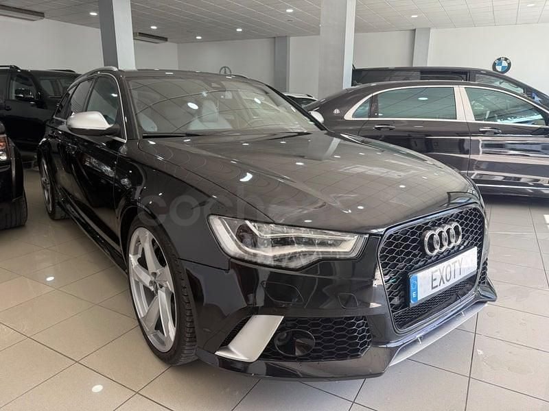 Usado Audi RS6 Exclusive 560 CV (411 kW) 2015 Negro Familiar