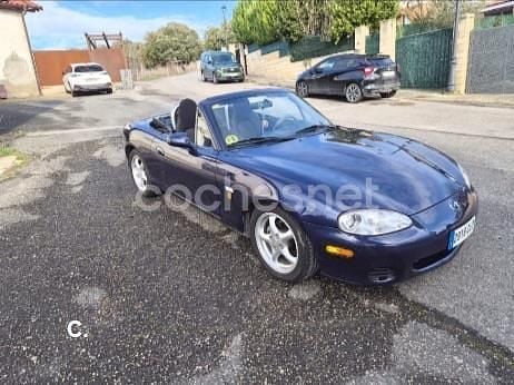 Usado Mazda MX5 110 CV (80 kW) 2003 Azul Descapotable