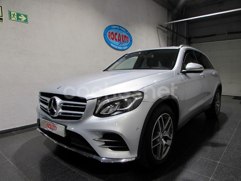 Gris / plata Usado 2016 Mercedes GLC220 AMG line SUV | 23.900 € (Caro) - Imagen 1/4