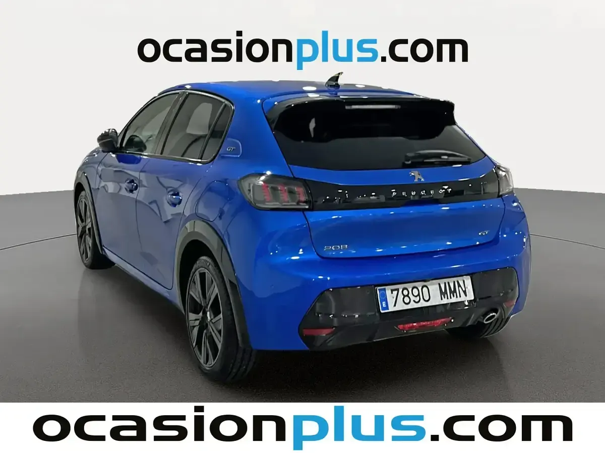 Usado Peugeot 208 GT 100 CV (73 kW) 2024 Azul Utilitario