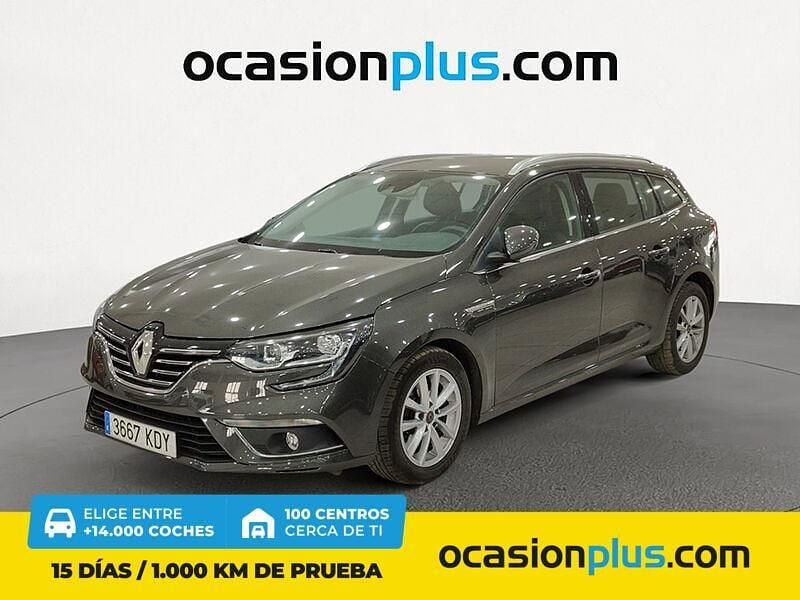 Gris / plata Usado 2017 Renault Mégane GrandTour Zen Familiar | 12.150 € (Precio justo) - Imagen 1/4