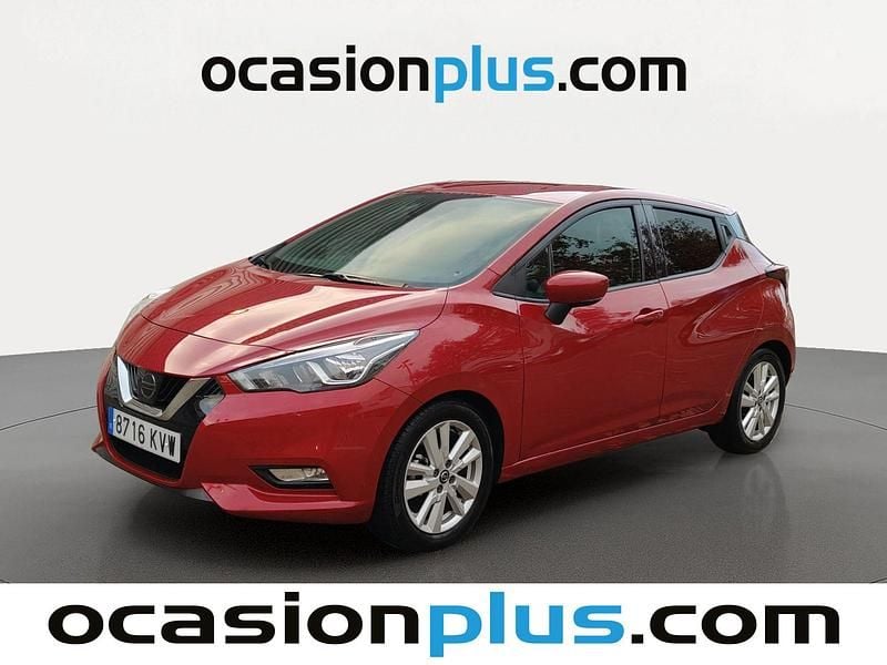 Usado Nissan Micra N-Connecta 101 CV (74 kW) 2019 Rojo Utilitario