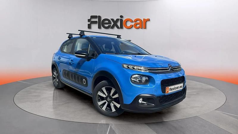 Usado Citroën C3 Feel 82 CV (60 kW) 2020 Azul Utilitario