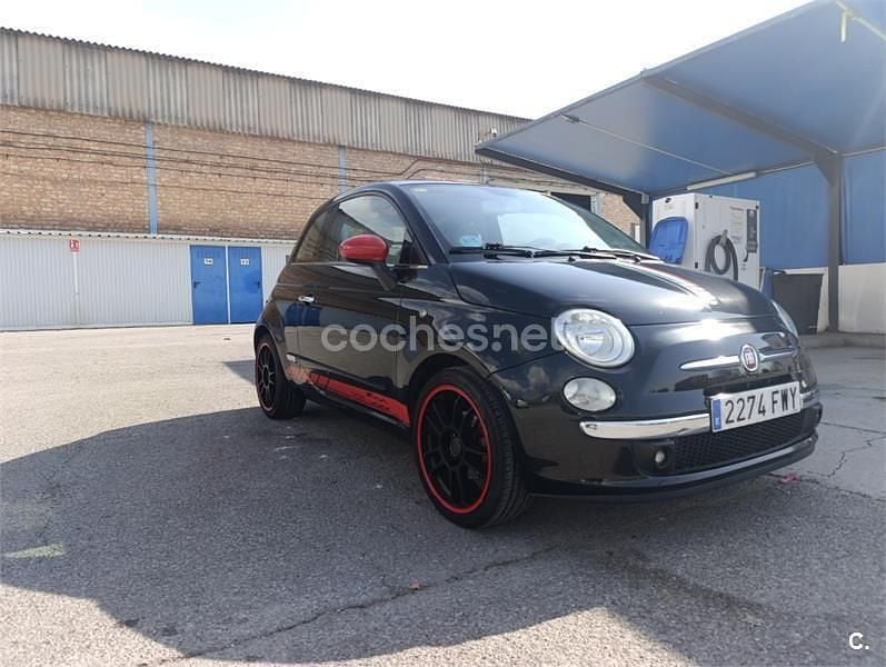 Usado Fiat 500 Sport 100 CV (73 kW) 2007 Negro Berlina