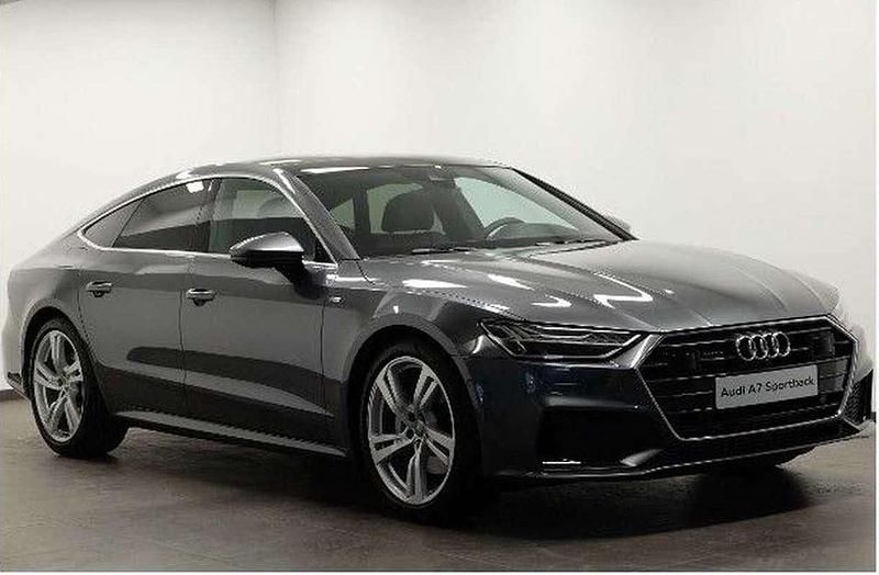 Usado Audi A7 Sportback S-Line 286 CV (210 kW) 2018 Gris Utilitario