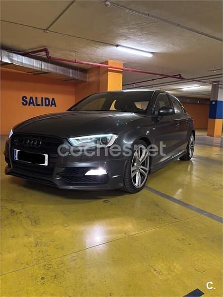 Käytetty Audi A3 S-Line 150 HP (110 kW) 2014 Harmaa Sedan