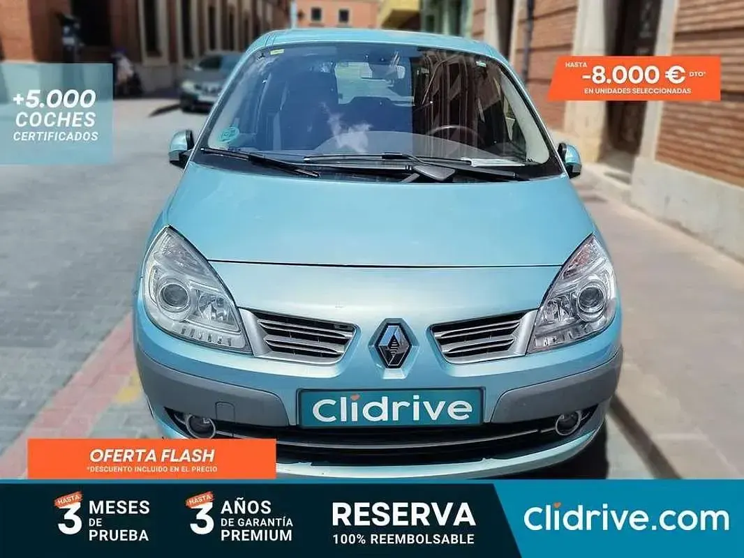 Usado Renault Scénic II Expression 111 CV (81 kW) 2008 Azul Monovolumen