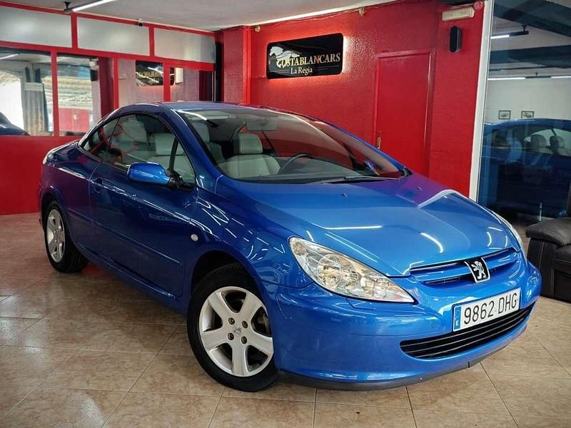 Azul Usado 2005 Peugeot 307 CC Descapotable | 4800 € (Precio justo) - Imagen 1/4