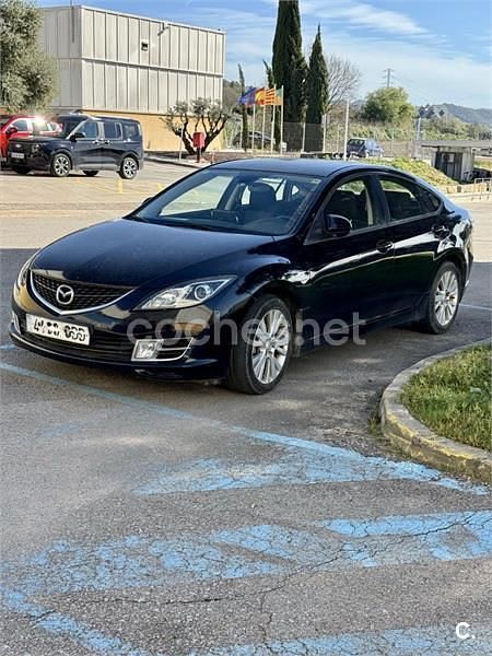 Usado Mazda 6 Active 140 CV (102 kW) 2008 Negro Berlina