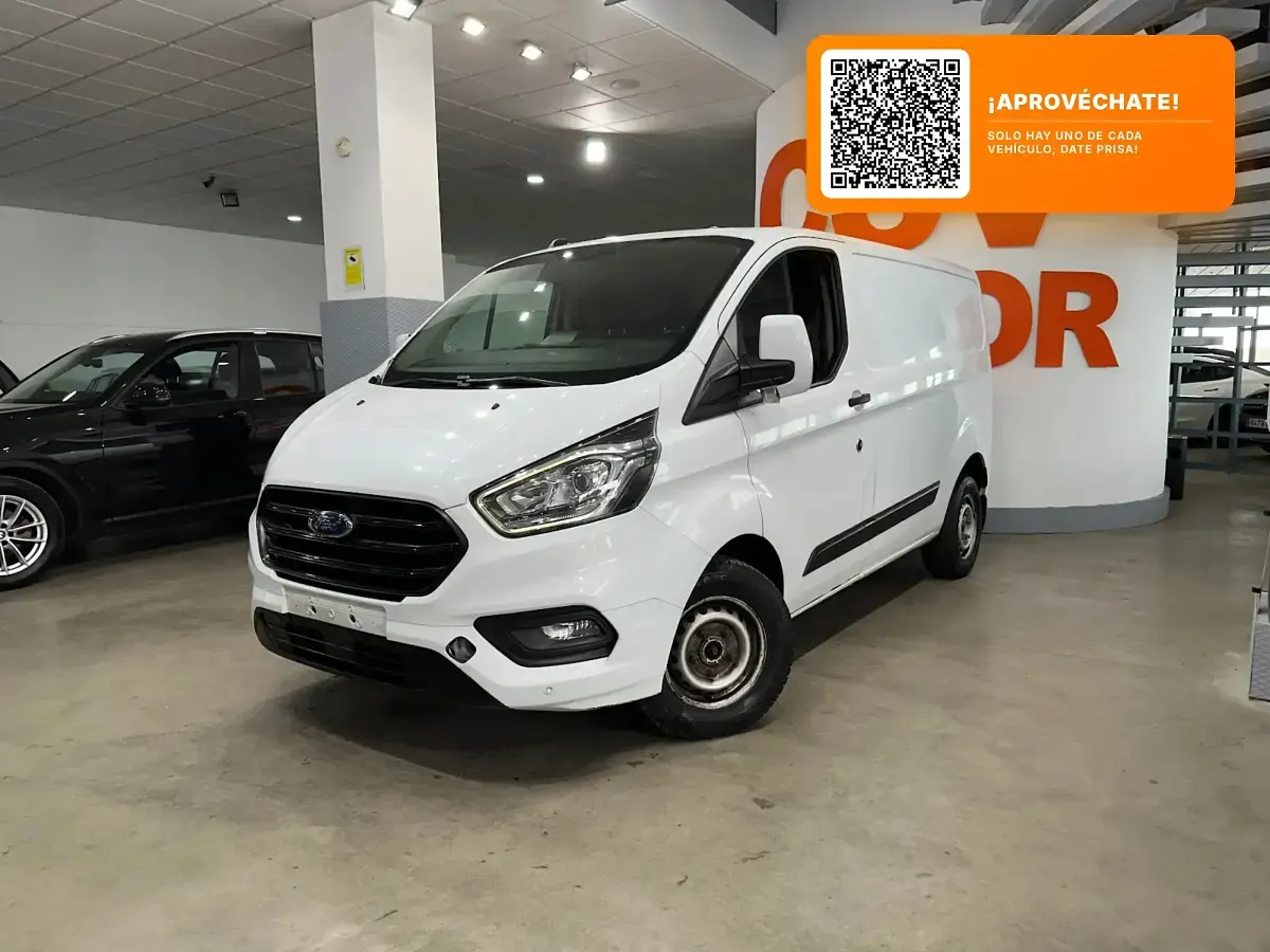 Usado Ford Transit Custom Trend 130 CV (95 kW) 2022 Blanco Berlina