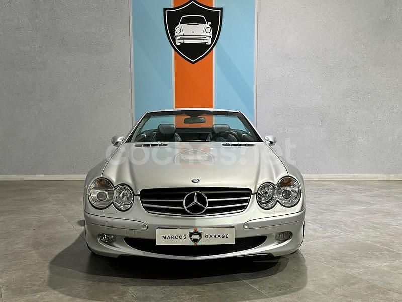 Usado Mercedes SL350 245 CV (180 kW) 2004 Gris / plata Descapotable
