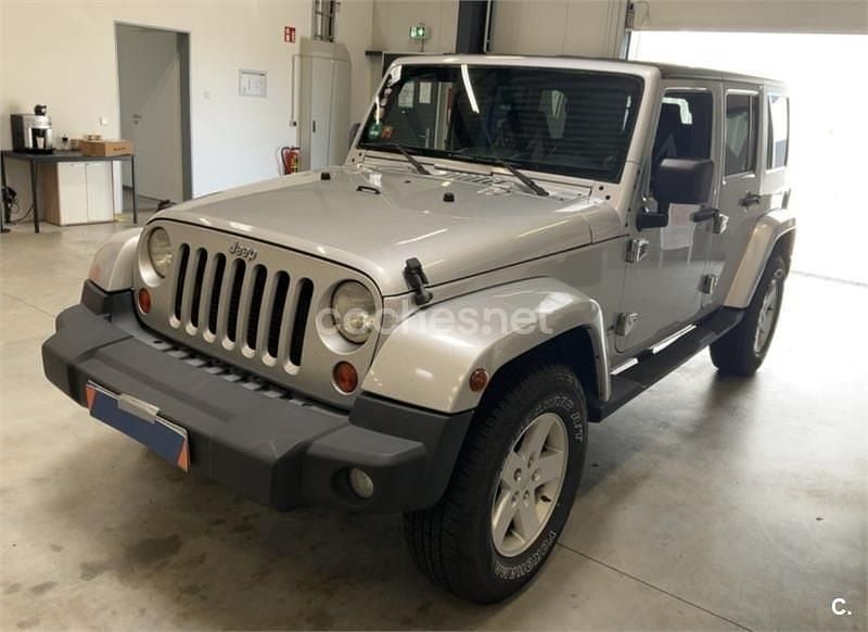 Gris / plata Usado 2007 Jeep Wrangler Unlimited Sahara SUV | 18.900 € (Super precio) - Imagen 1/4
