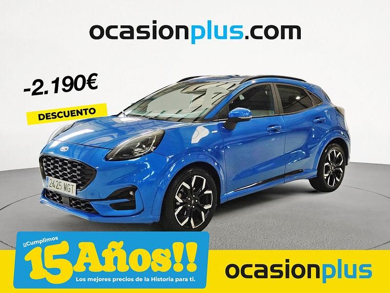 Azul Usado 2023 Ford Puma Gen-E ST-Line X SUV | 18.490 € (Precio justo) - Imagen 1/4