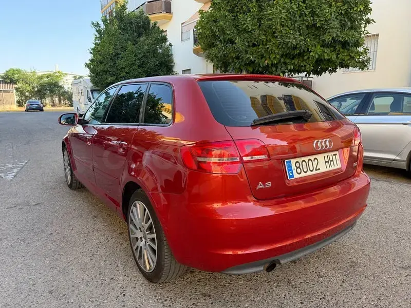 Usado Audi A3 Sportback Ambition 140 CV (102 kW) 2012 Granate Utilitario