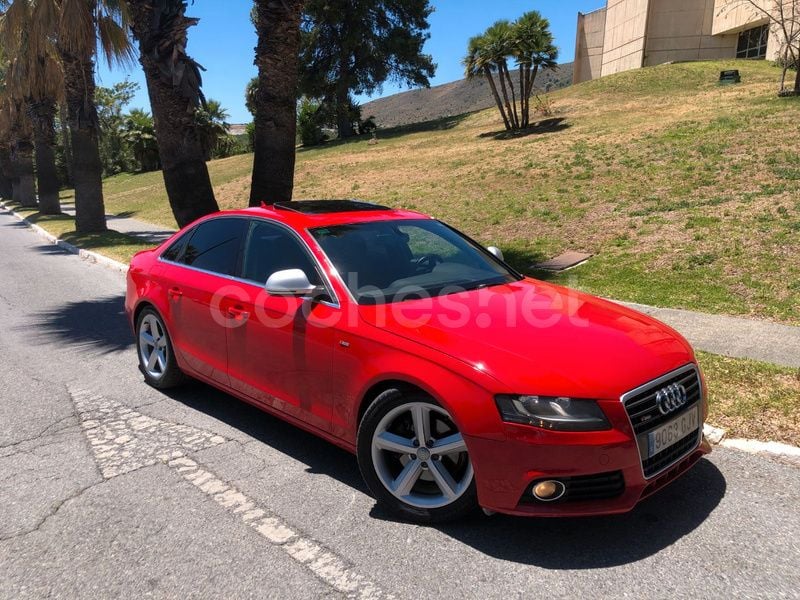 Rojo Usado 2009 Audi A4 S-Line Berlina | 11.990 € (Precio justo) - Imagen 1/4