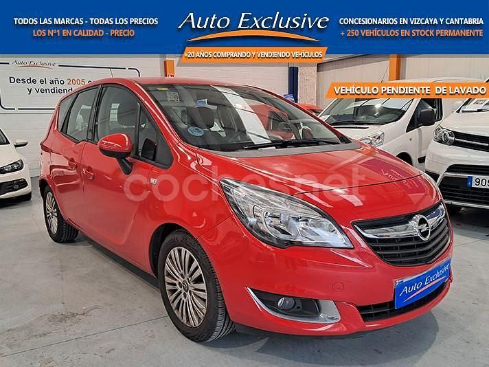 Rojo Usado 2014 Opel Meriva Selective Monovolumen | 7490 € (Precio justo) - Imagen 1/4