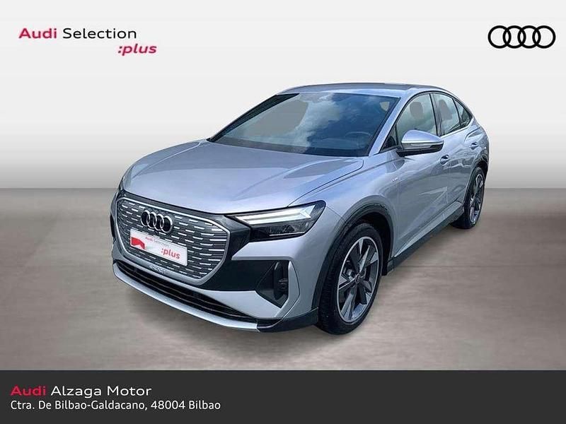 Plateado Usado 2023 Audi Q4 Sportback e-tron S-Line SUV | 39.900 € (Buen precio) - Imagen 1/4