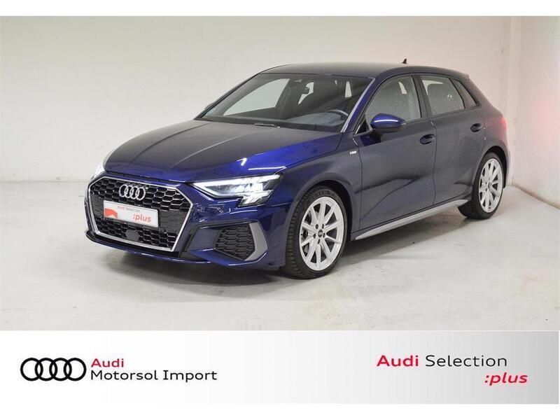 Azul navarra Usado 2022 Audi A3 Sportback S-Line Utilitario | 33.400 € (Caro) - Imagen 1/4