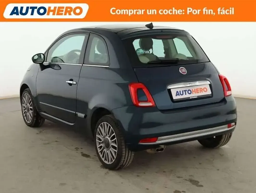 Usado Fiat 500 Lounge 69 CV (50 kW) 2017 Azul Utilitario