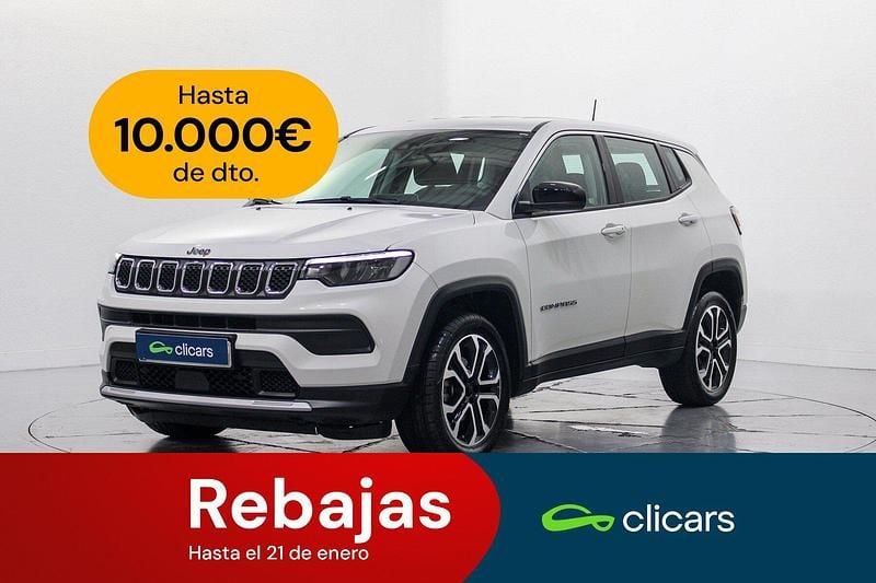 Blanco Usado 2024 Jeep Compass Altitude SUV | 26.290 € (Precio justo) - Imagen 1/4