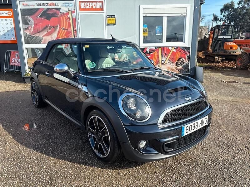 Usado Mini Cooper S Cabriolet 184 CV (135 kW) 2012 Azul Descapotable