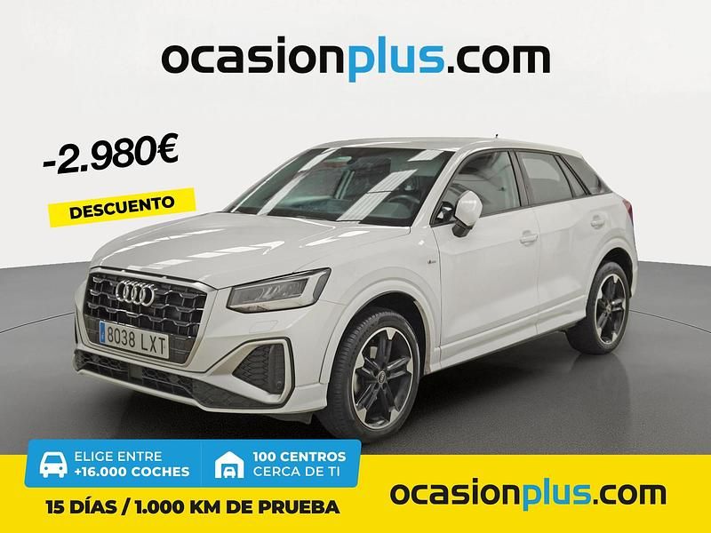 Blanco Usado 2022 Audi Q2 S-Line SUV | 28.390 € (Un poco caro) - Imagen 1/4