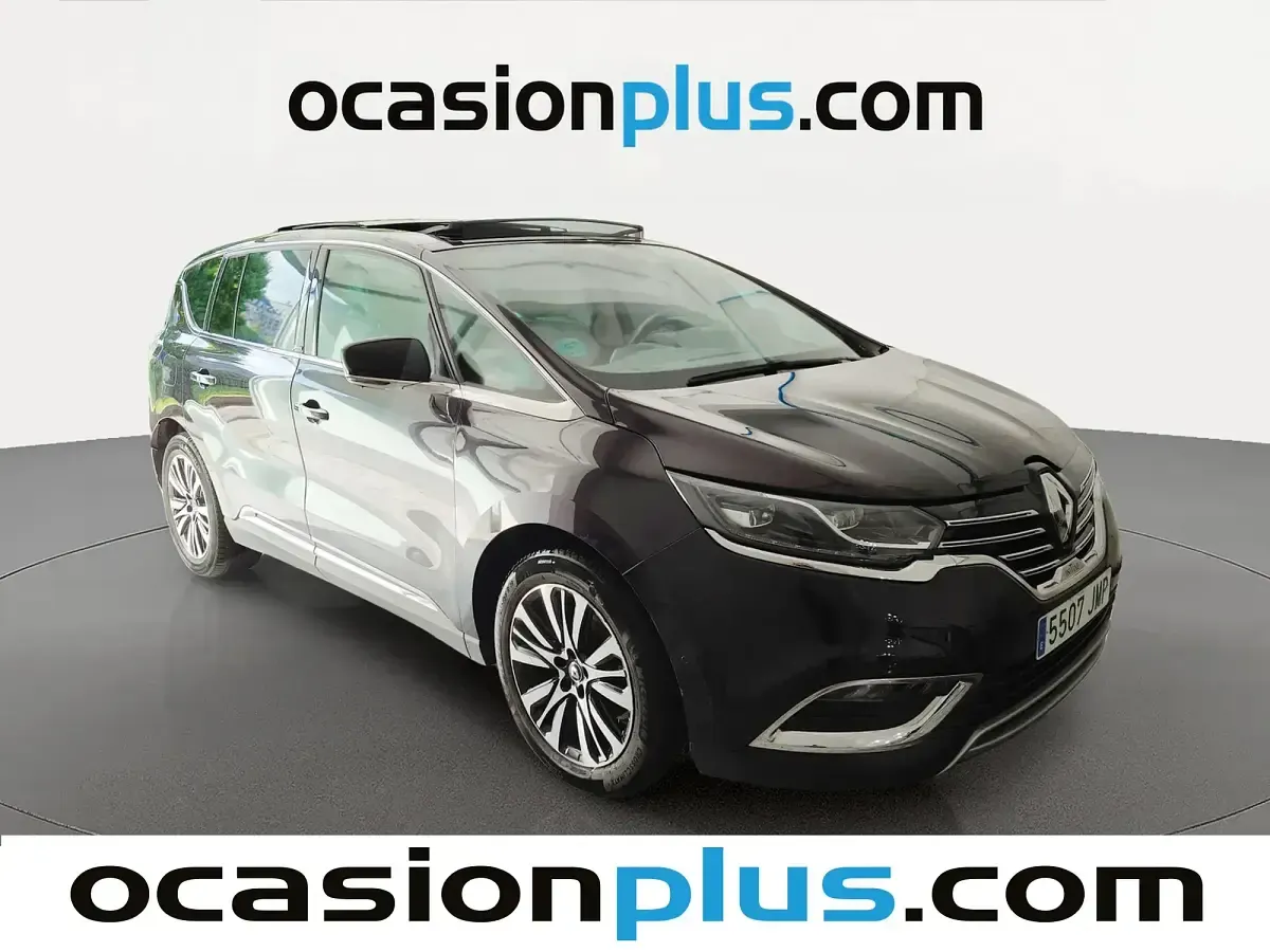 Usado Renault Espace Initiale Paris 160 CV (117 kW) 2016 Negro Monovolumen