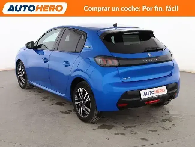 Käytetty Peugeot 208 Allure 102 HP (75 kW) 2023 Sininen Viistoperä