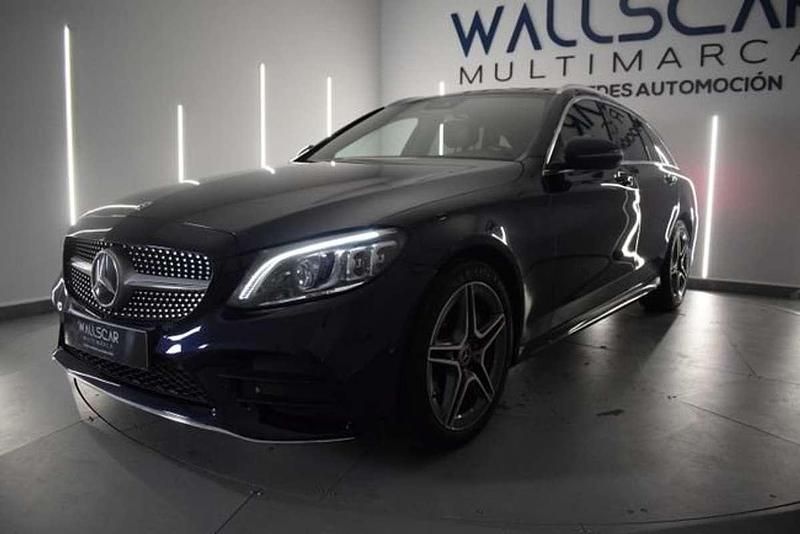 Usado Mercedes C220 194 CV (142 kW) 2019 Azul Familiar