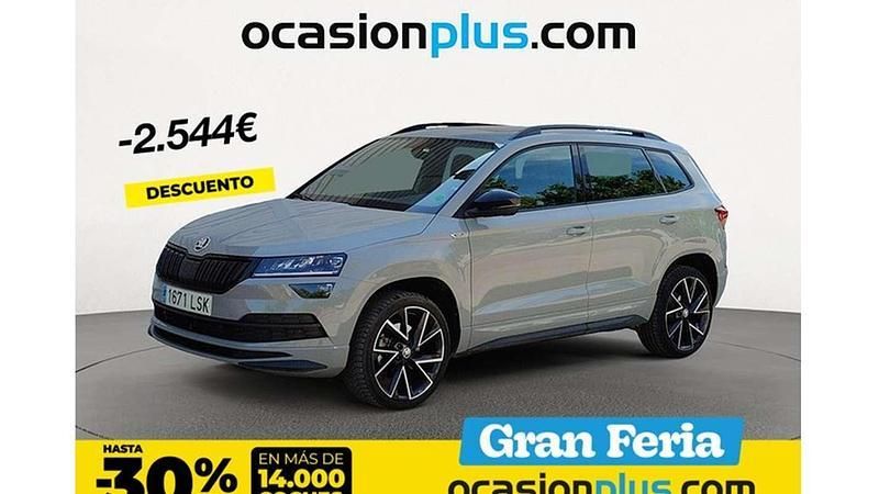 Gris Usado 2021 Skoda Karoq SportLine SUV | 25.446 € (Precio justo) - Imagen 1/4