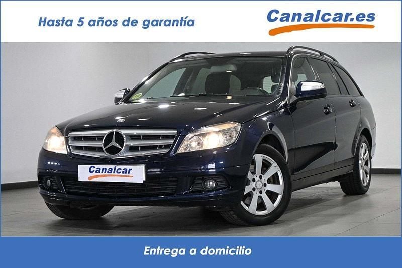 Usado Mercedes C220 170 CV (125 kW) 2008 Azul Familiar