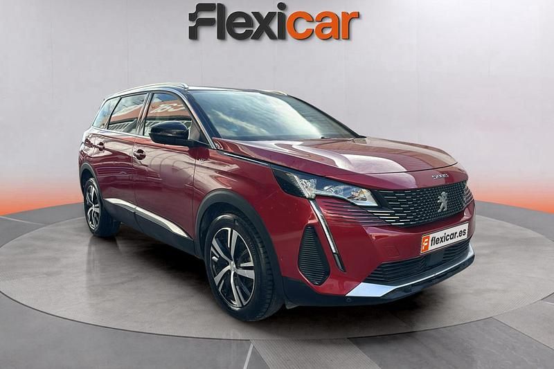 Rojo Usado 2021 Peugeot 5008 Allure SUV | 19.690 € (Buen precio) - Imagen 1/4