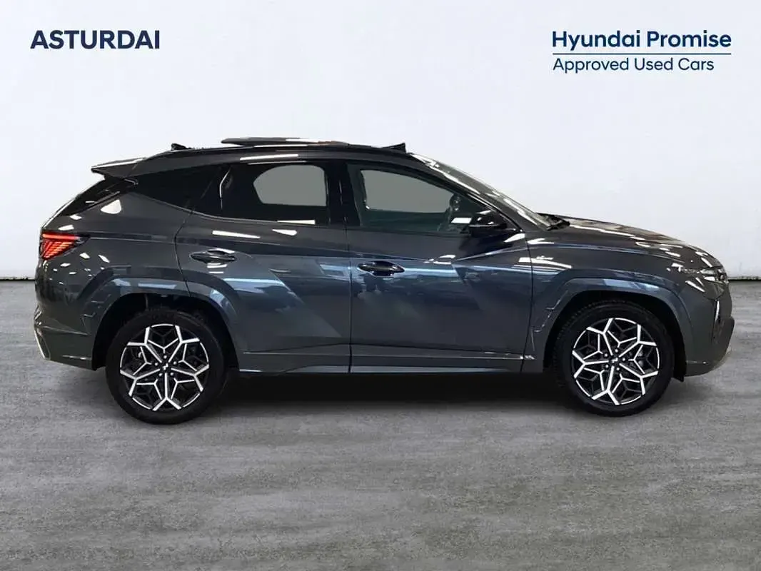 Usado Hyundai Tucson N Line 150 CV (110 kW) 2022 Gris SUV