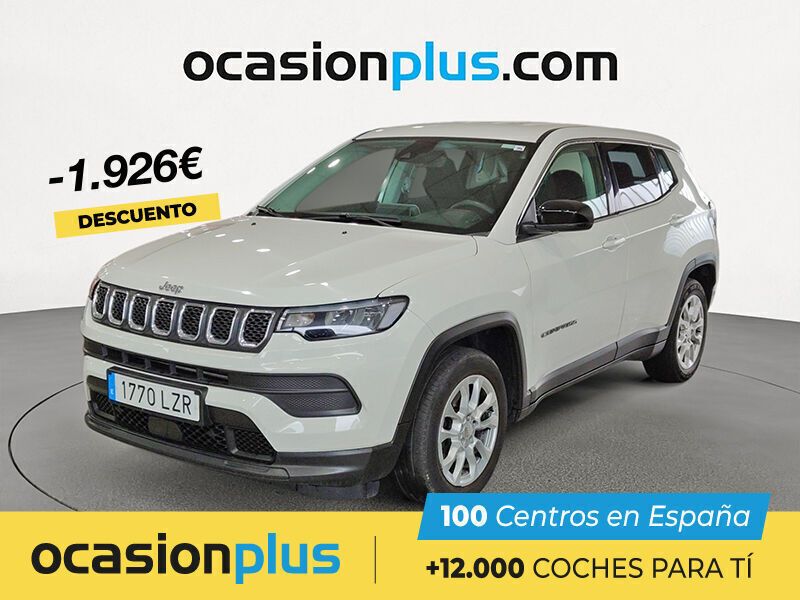 Blanco Usado 2022 Jeep Compass Longitude SUV | 21.190 € (Precio justo) - Imagen 1/4