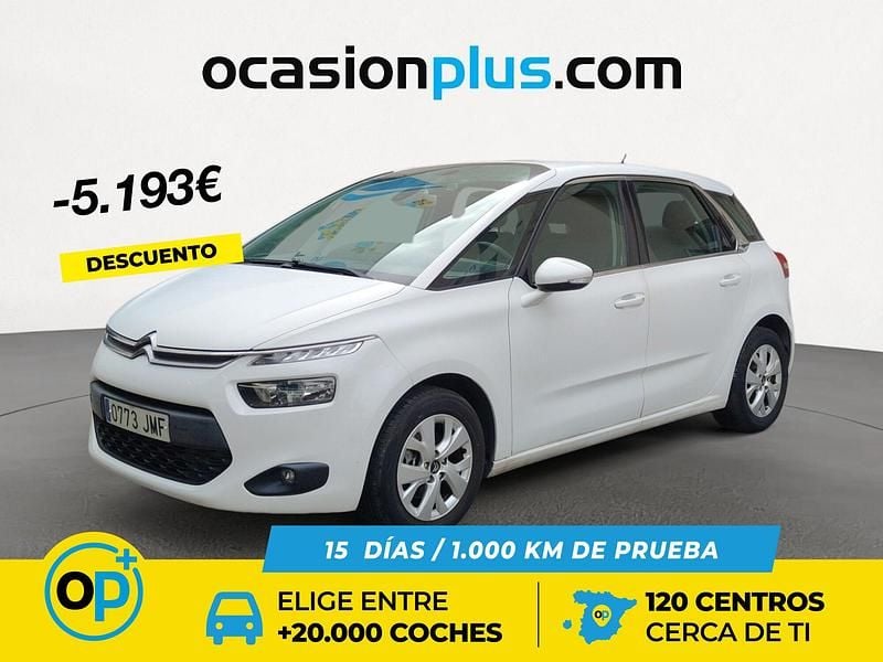 Usado Citroën C4 Live 130 CV (95 kW) 2016 Blanco Monovolumen
