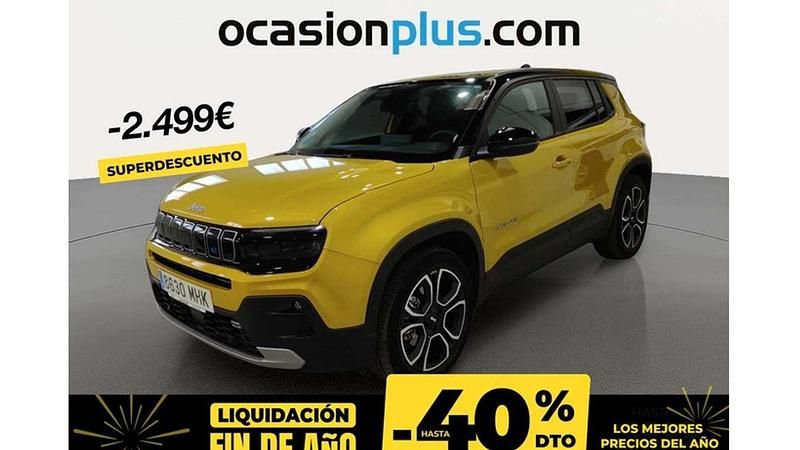 Amarillo Usado 2023 Jeep Avenger EV Summit SUV | 24.991 € (Buen precio) - Imagen 1/4