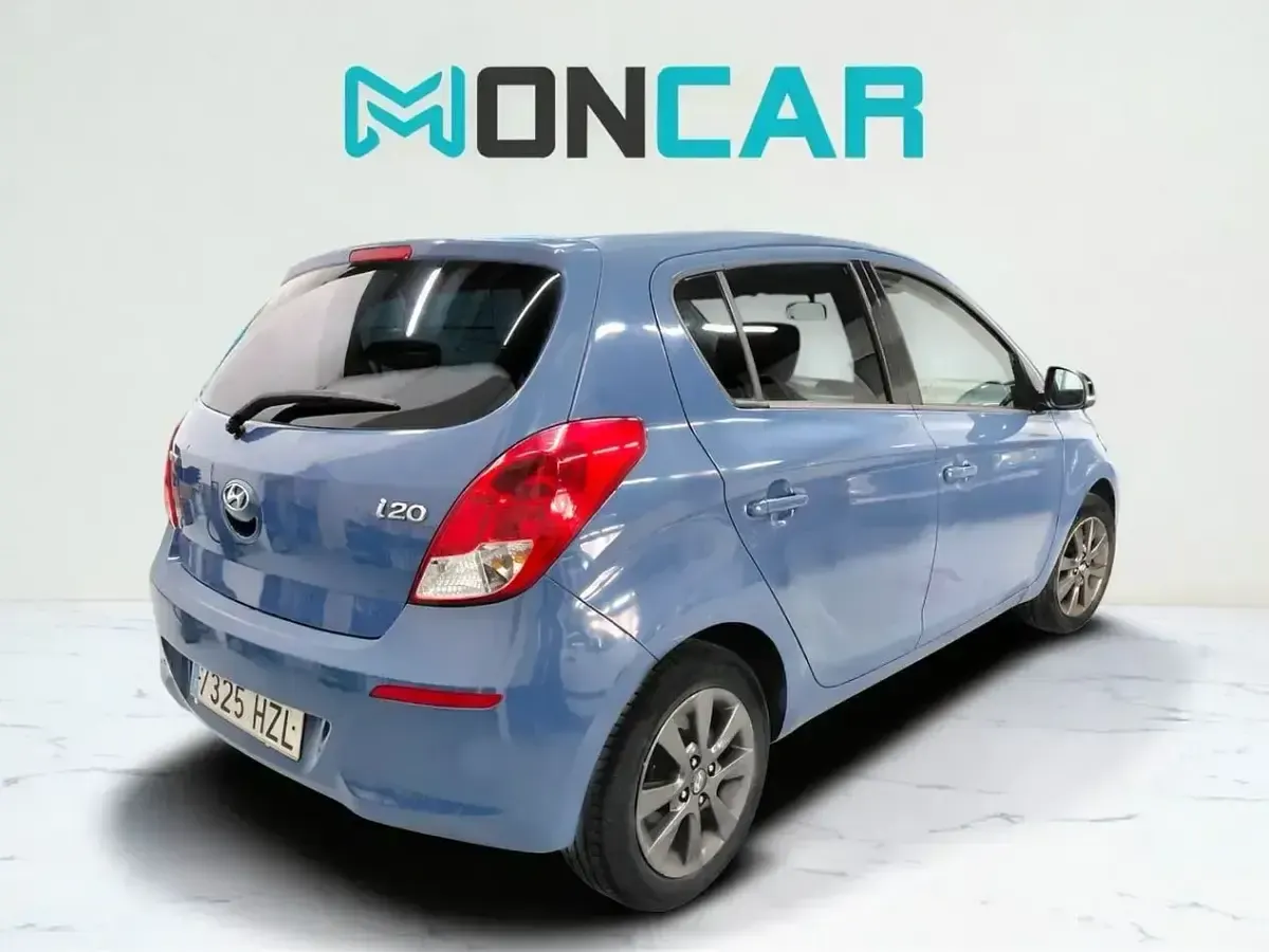 Usado Hyundai i20 GO! 85 CV (62 kW) 2014 Azul Utilitario