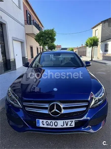 Usado Mercedes C200 Exclusive 136 CV (100 kW) 2016 Azul Berlina