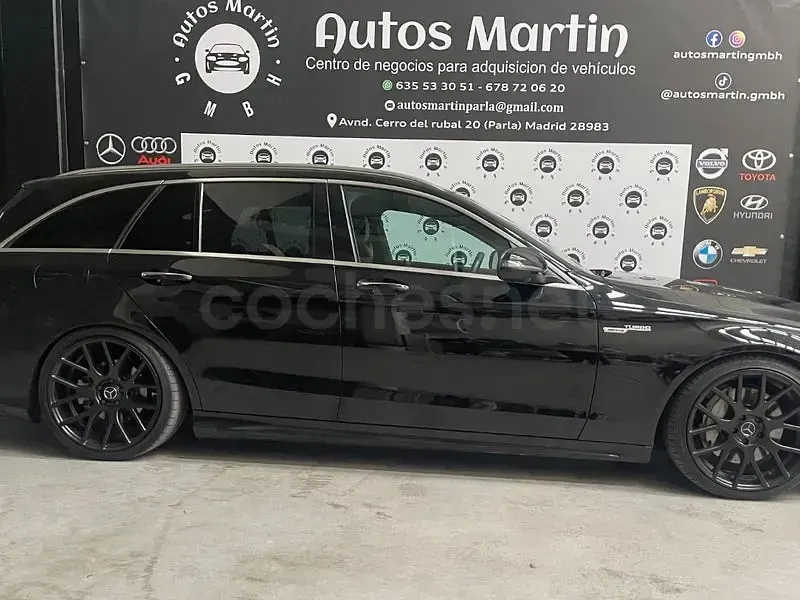 Occasion Mercedes C250 AMG line 204 PK (150 kW) 2016 Zwart Stationwagen