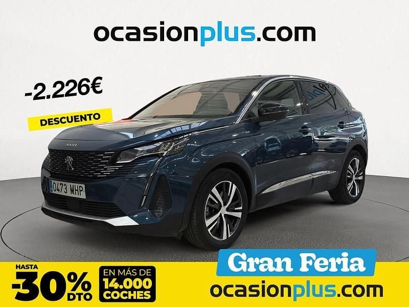 Azul Usado 2023 Peugeot 3008 Allure SUV | 24.490 € (Precio justo) - Imagen 1/4