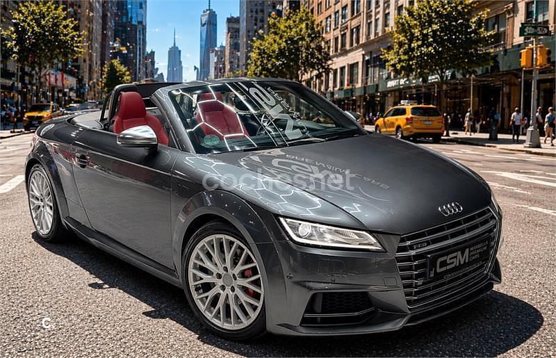 Usado Audi TTS S-Line 310 CV (228 kW) 2017 Gris / plata Coupe