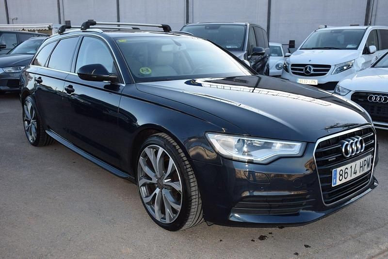 Usado Audi A6 Premium 204 CV (150 kW) 2013 Azul Familiar