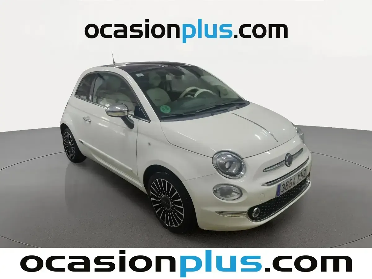 Usado Fiat 500 Lounge 69 CV (50 kW) 2018 Blanco Berlina