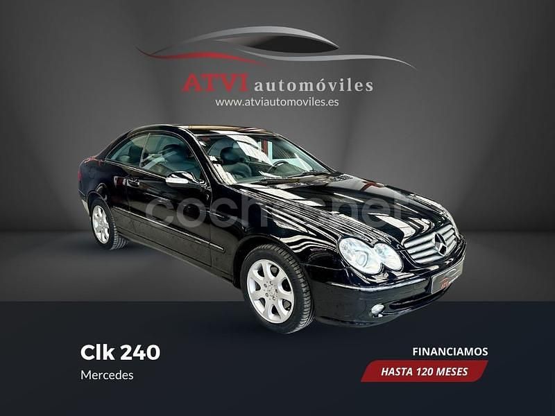 Usado Mercedes CLK240 Avantgarde 170 CV (125 kW) 2002 Negro Coupe