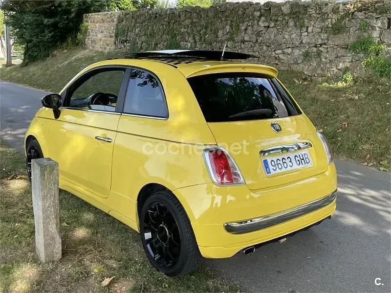 Usado Fiat 500 Sport 69 CV (50 kW) 2008 Amarillo Berlina