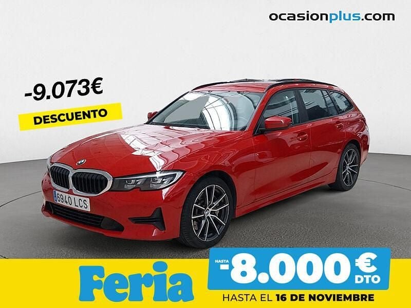 Rojo Usado 2019 BMW 330 Familiar | 34.500 € (Precio justo) - Imagen 1/4